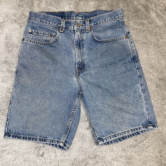 Levi's Other - Vintage 90s Levi’s 505 Light Wash Jean Shorts Size Youth 14.5 White Tab